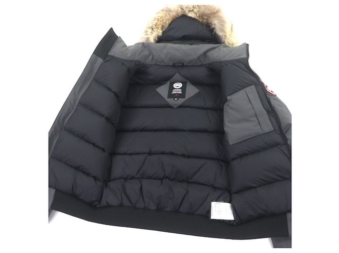 Casaco Bomber de Penas Canada Goose Borden Marrom - vista 4