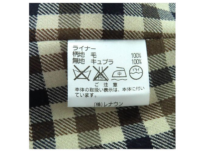 Abrigo Aquascutum de algodón y poliéster Azul Azul marino - vista 10