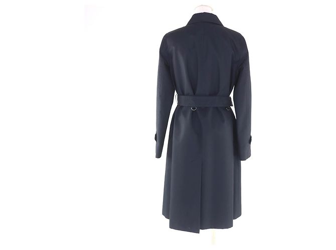 Abrigo Aquascutum de algodón y poliéster Azul Azul marino - vista 3