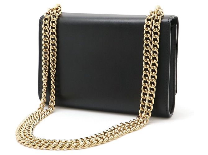 Louis Vuitton Pochette Louise MM Bolsa de ombro em couro Preto - vista 2