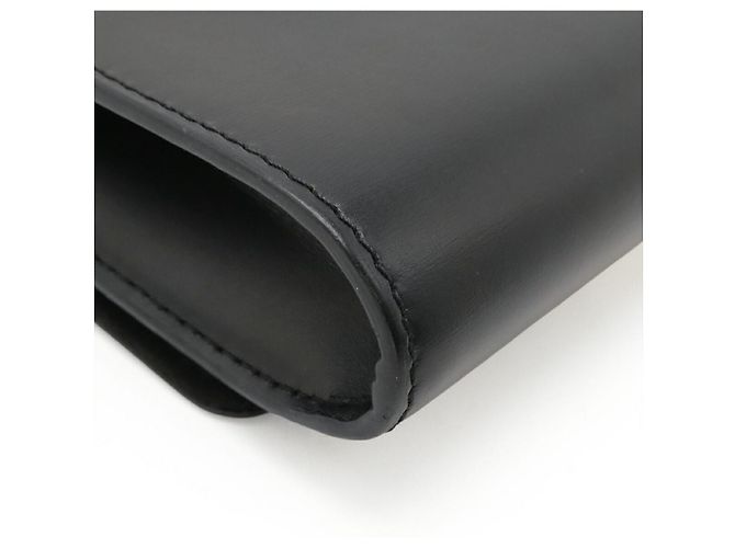Louis Vuitton Pochette Louise MM Bolsa de ombro em couro Preto - vista 3