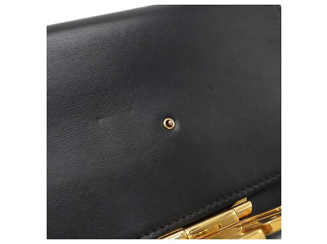 Louis Vuitton Pochette Louise MM Bolsa de ombro em couro Preto - vista 5