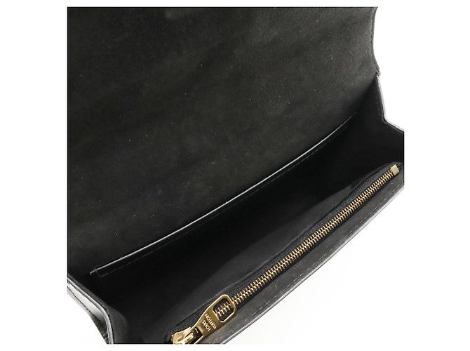 Louis Vuitton Pochette Louise MM Bolsa de ombro em couro Preto - vista 6