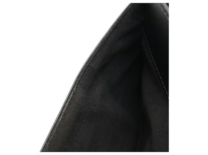 Louis Vuitton Pochette Louise MM Bolsa de ombro em couro Preto - vista 8