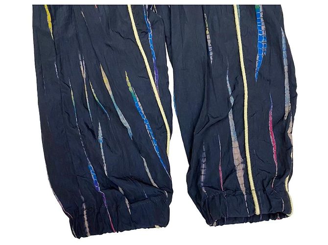 Yves Saint Laurent Giacca in nylon a righe Saint Laurent Paris Nero - vista 8