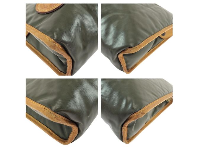 Autre Marque Hunting World BATTUE CROSS Pochette in nylon e pelle Verde - vista 3