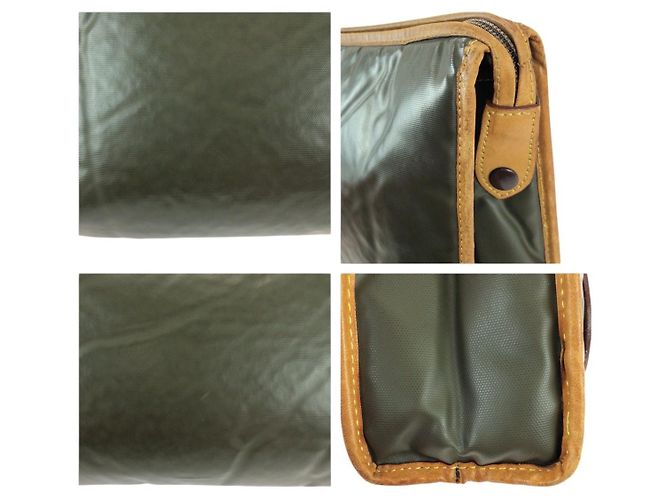 Autre Marque Hunting World BATTUE CROSS Pochette in nylon e pelle Verde - vista 5