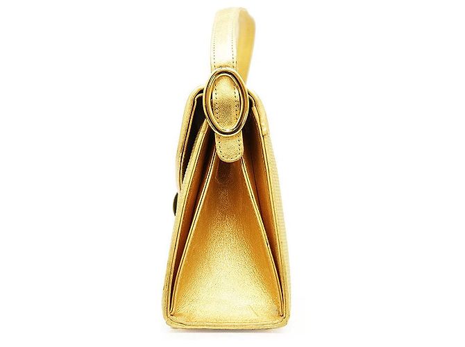 Autre Marque Borsa Comtesse in pelle e crine D'oro - vista 2