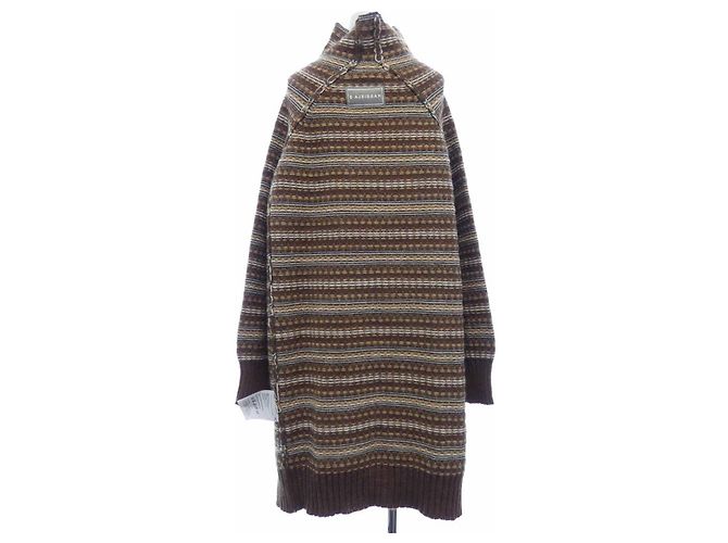 Maison Martin Margiela MM6 Gold Plated Knit Castaño Beige - vista 2