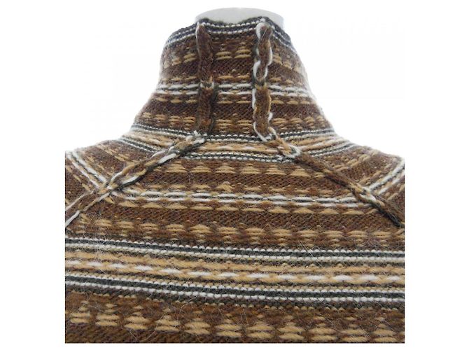 Maison Martin Margiela MM6 Gold Plated Knit Castaño Beige - vista 5