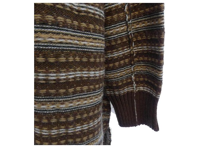 Maison Martin Margiela MM6 Gold Plated Knit Castaño Beige - vista 6