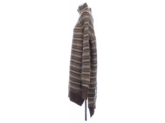 Maison Martin Margiela MM6 Gold Plated Knit Castaño Beige - vista 7