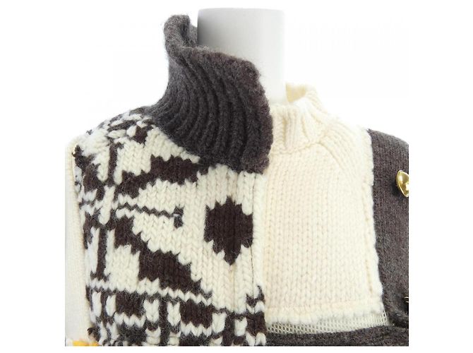 Sacai Stricktop Beige Orange Braun - Ansicht 5