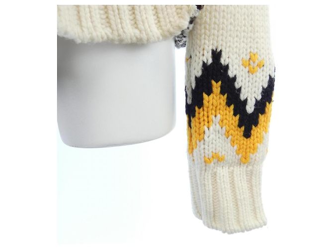 Sacai Stricktop Beige Orange Braun - Ansicht 6
