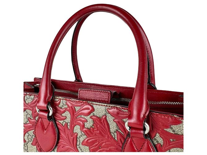 Borsa a mano/Borsa a tracolla Gucci GG Supreme Marrone Rosso - vista 11