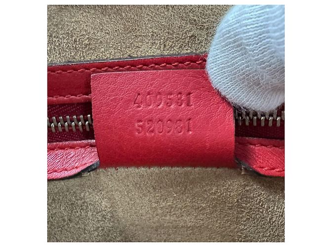 Borsa a mano/Borsa a tracolla Gucci GG Supreme Marrone Rosso - vista 13
