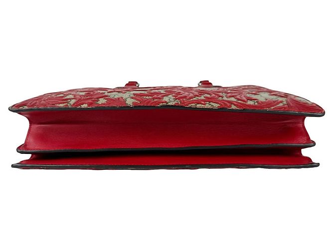 Borsa a mano/Borsa a tracolla Gucci GG Supreme Marrone Rosso - vista 4