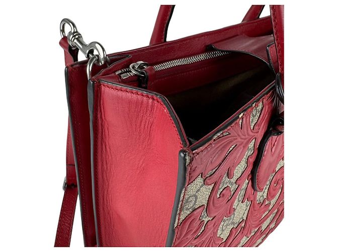 Borsa a mano/Borsa a tracolla Gucci GG Supreme Marrone Rosso - vista 7