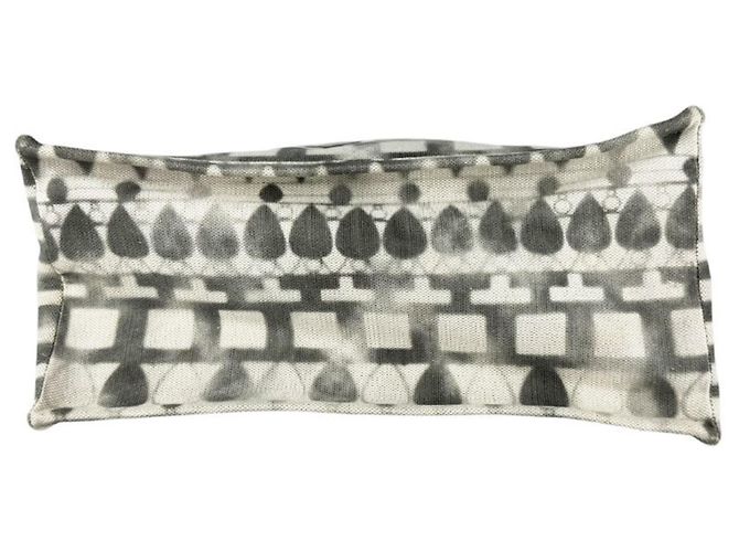 Borsa Chanel in tela e pelle Marrone Crudo - vista 4