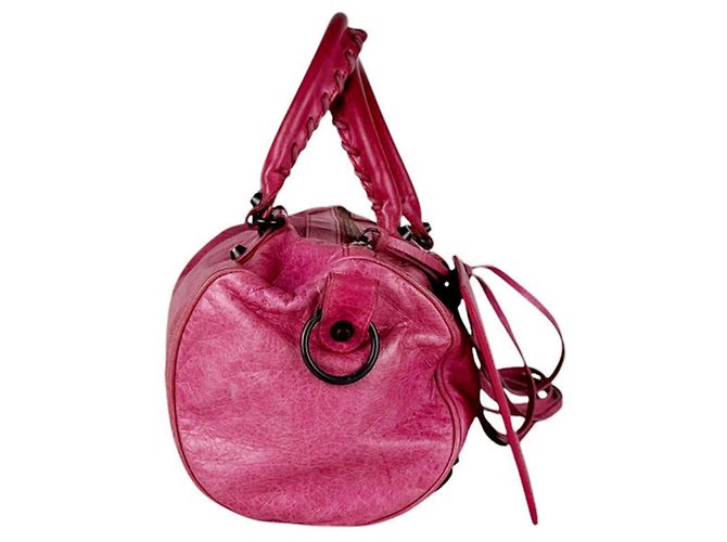 Borsa a mano Balenciaga in pelle rosa - vista 2