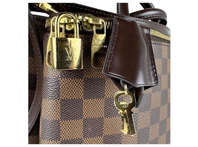 Bolsa de mão Louis Vuitton Brompton Damier Canvas Marrom Damier ebene - vista 13