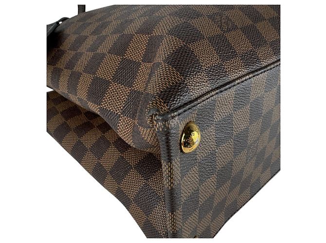 Bolsa de mão Louis Vuitton Brompton Damier Canvas Marrom Damier ebene - vista 9