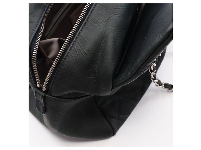 Borsa Tote Chanel Matelassé in pelle nera Nero - vista 7