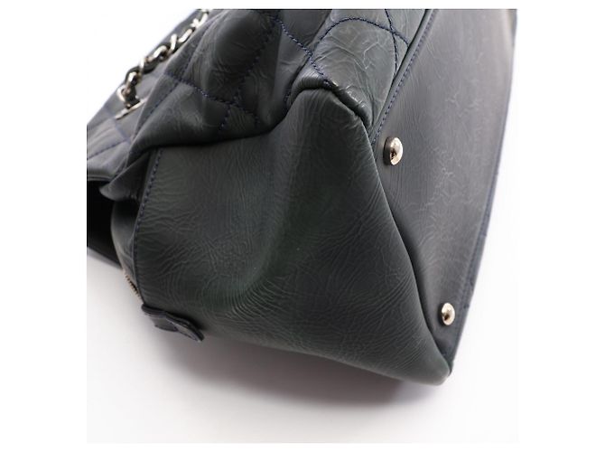 Borsa Tote Chanel Matelassé in pelle nera Nero - vista 8