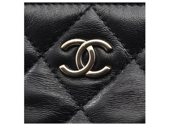 Chanel Matelassé Vanity Schultertasche Schwarz - Ansicht 10