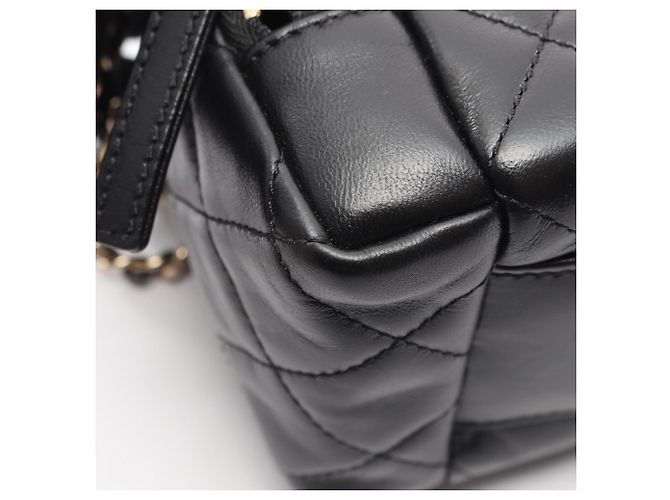 Chanel Matelassé Vanity Schultertasche Schwarz - Ansicht 7