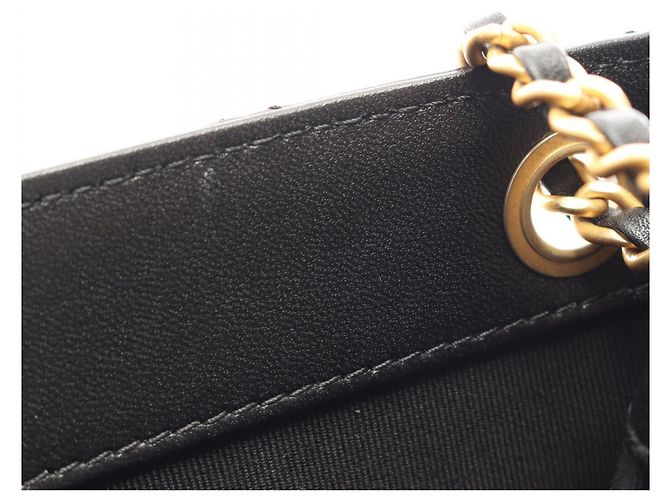 Chanel Matelassé Schultertasche mit Klappe Schwarz - Ansicht 6