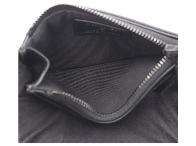 Monedero de piel Matelassé Chanel Negro - vista 3