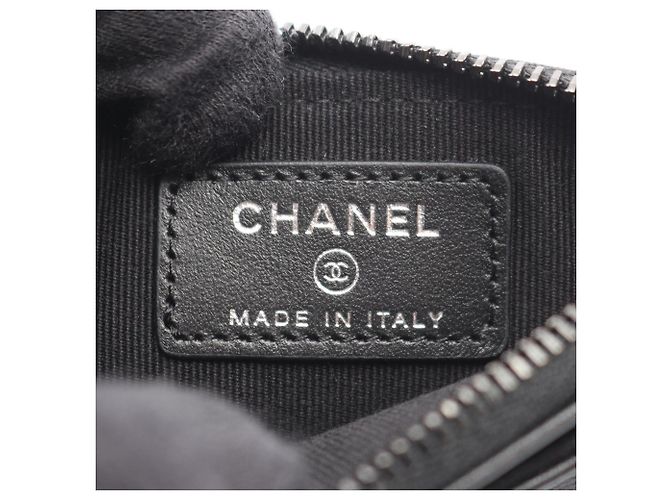 Monedero de piel Matelassé Chanel Negro - vista 4