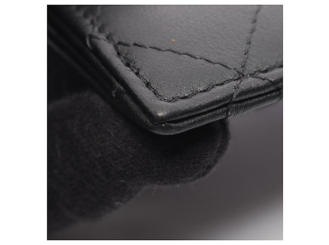 Monedero de piel Matelassé Chanel Negro - vista 7