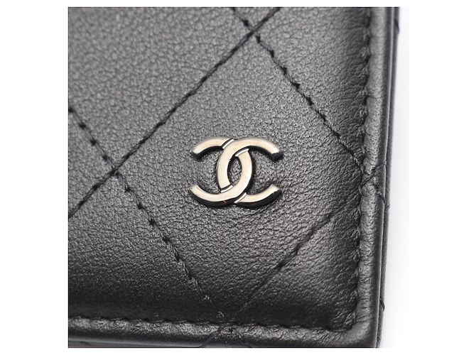 Monedero de piel Matelassé Chanel Negro - vista 9