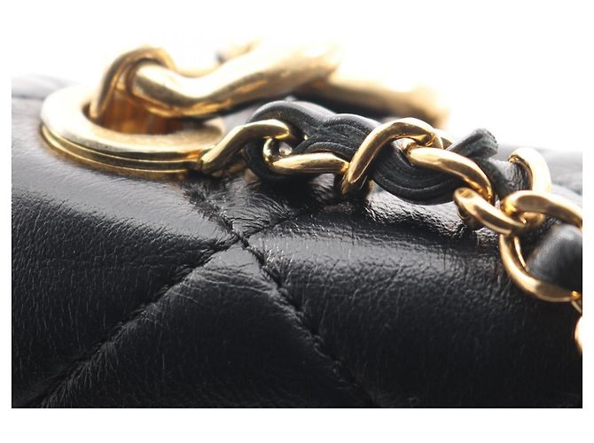 Bolso de hombro 2-Way Chanel Mini Matelassé Negro - vista 12