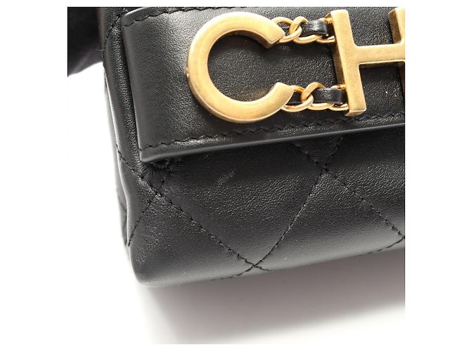 Bolso de hombro Chanel Matelassé Negro - vista 8