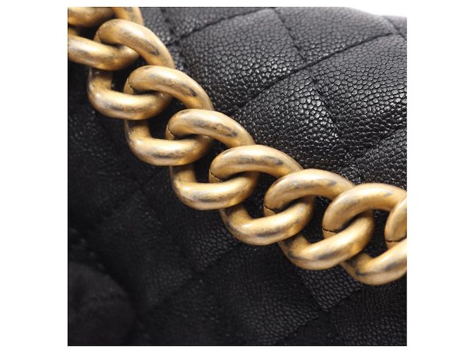 Bolso de hombro Chanel Boy Small Negro - vista 10