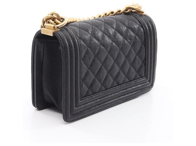 Bolso de hombro Chanel Boy Small Negro - vista 2