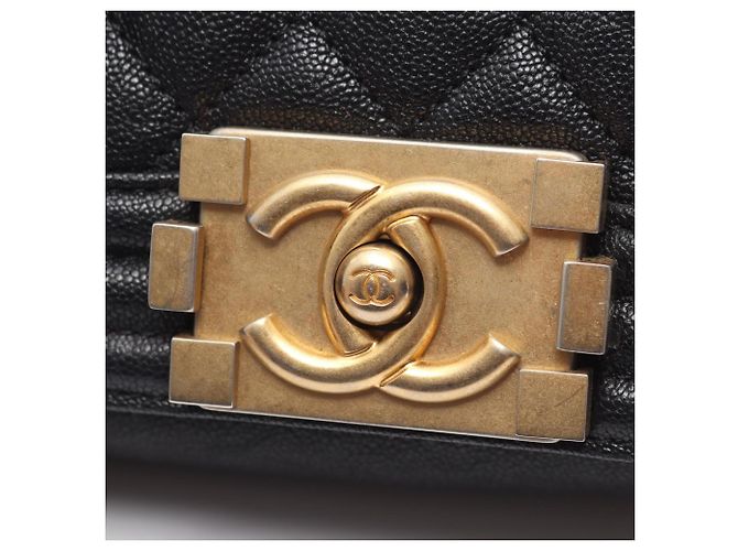 Bolso de hombro Chanel Boy Small Negro - vista 7