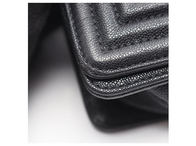 Bolso de hombro Chanel Boy Small Negro - vista 8