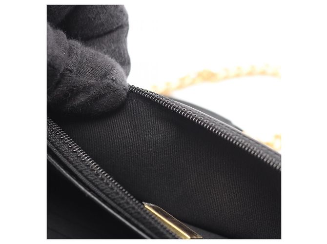 Borsa a tracolla Chanel Boy Matelassé Nero - vista 7