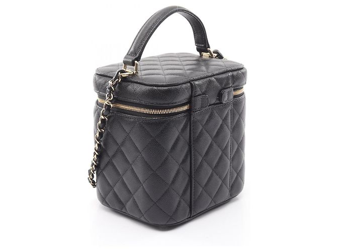 Chanel Matelassé 2-Way Schultertasche Schwarz - Ansicht 2