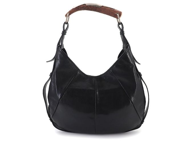 Borsa Yves Saint Laurent Mombasa Nero - vista 2