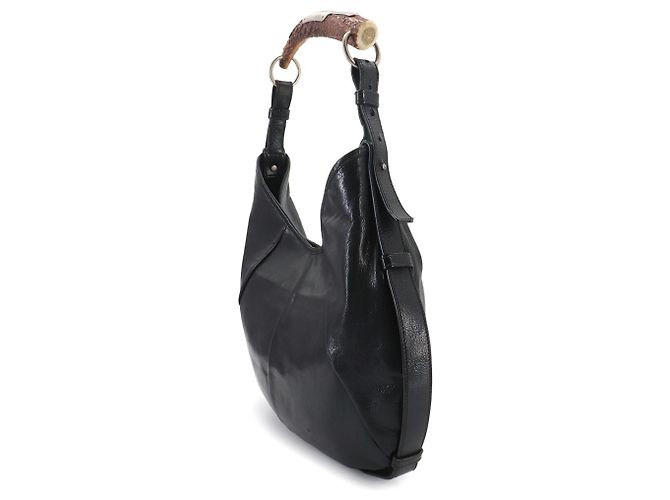 Borsa Yves Saint Laurent Mombasa Nero - vista 3