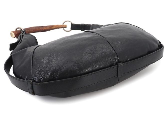 Borsa Yves Saint Laurent Mombasa Nero - vista 4