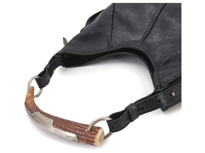 Borsa Yves Saint Laurent Mombasa Nero - vista 5