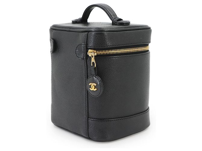 Bolsa Vanity Chanel Preta Preto - vista 4