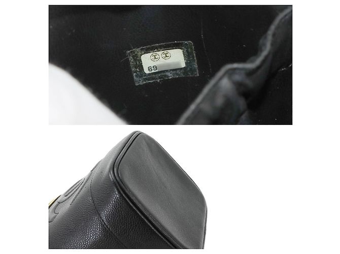 Bolsa Vanity Chanel Preta Preto - vista 9