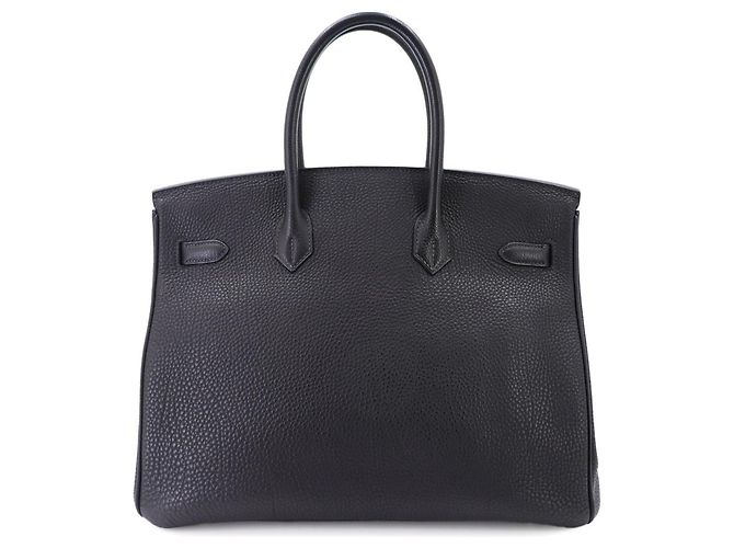 Hermès Borsa Hermes Birkin 35 Togo in Blue Indigo - vista 2